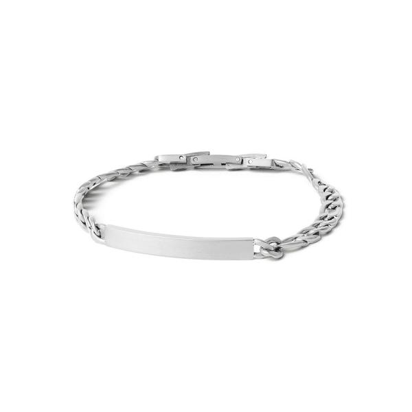 5 mm Figaro-Edelstahlkette mit Silber-Finish - Verto Silver